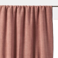 Штора С потайными патами с эффектом синели Figuera 220 x 140 см розовый LA REDOUTE INTERIEURS  фото, kupilegko.ru